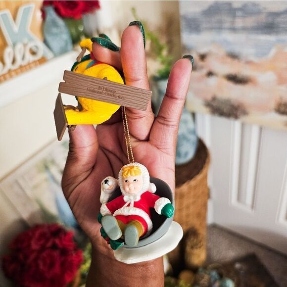 Set of 2 Rennoc & Disney Hallmark Christmas Ornaments. - Picture 2 of 10